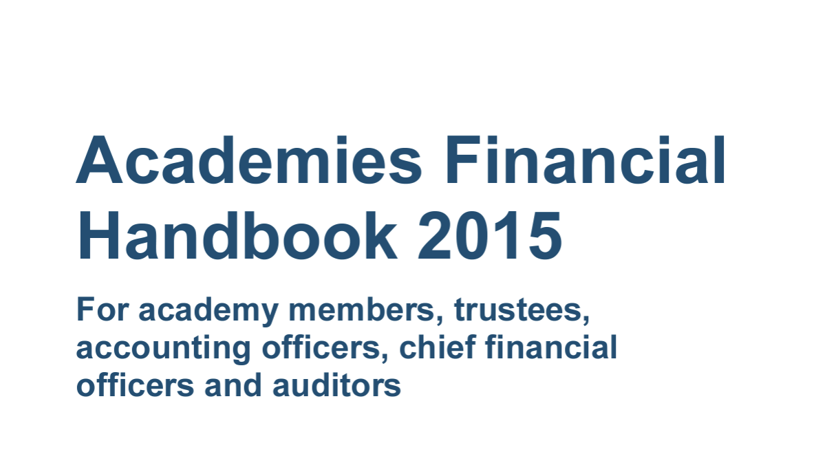 Academies Financial Handbook